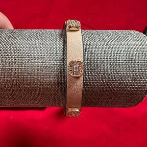 Park Lane Jewelry Merlin bracelet taupe Vegan bracelet with crystals NEW